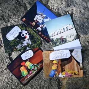 Série de 5 cartes postales couleur #3